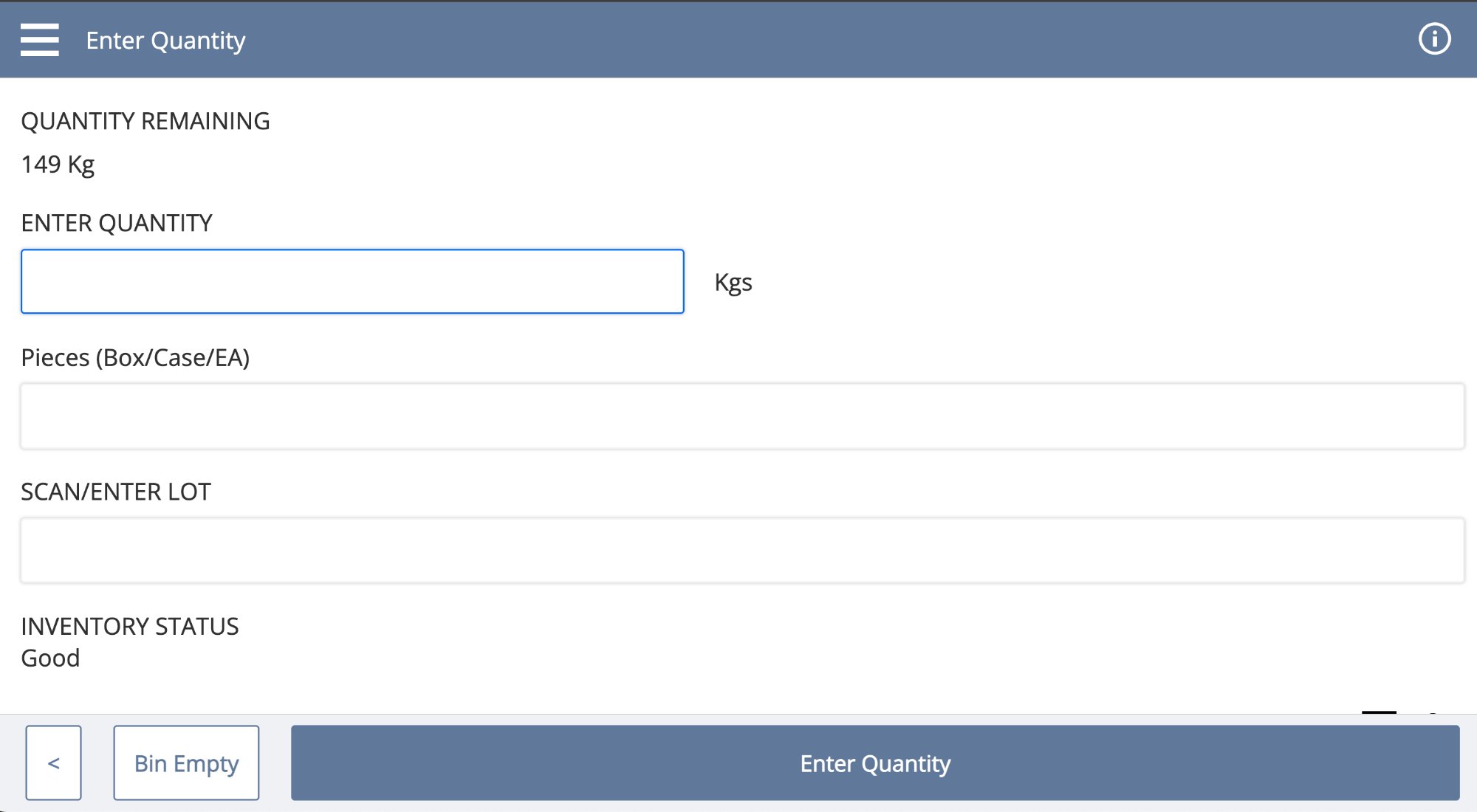 CatchIQ mobile entry
